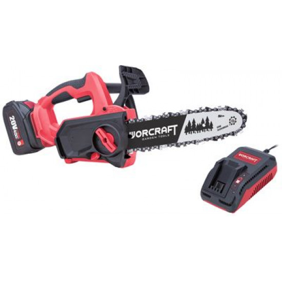 Set Worcraft WSET-10 S20LiB ShareSYS, reťazová píla + nabíjačka + 1x 4.0 Ah akumulátor