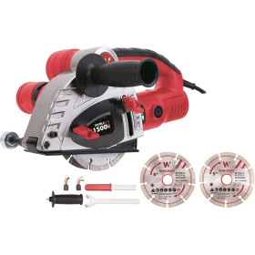 Fréza Worcraft EWC-1500, drážkovacia, do muriva, 1500W, s príslušenstvom