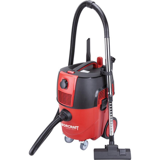 Vysávač Worcraft VC16-30S, 1600W, Wet&Dry, suché/mokré vysávanie, priemyselný, automatický oklep