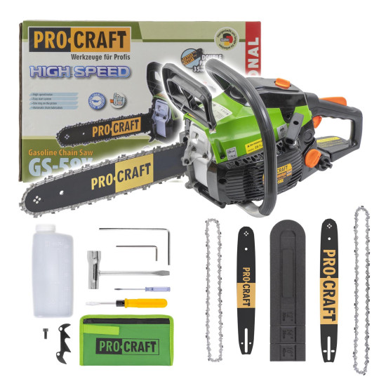 Procraft GS-58X Benzínová reťazová píla