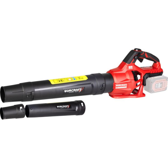 Fukár Worcraft CLB-S40LiBA ShareSYS, 2x20V Li-ion, 220 km/h, na lístie, bezuhlíkový